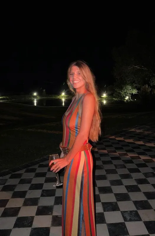 Vestido rayado colores