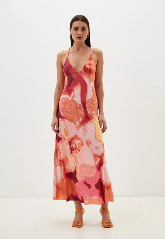 Vestido desigual colores