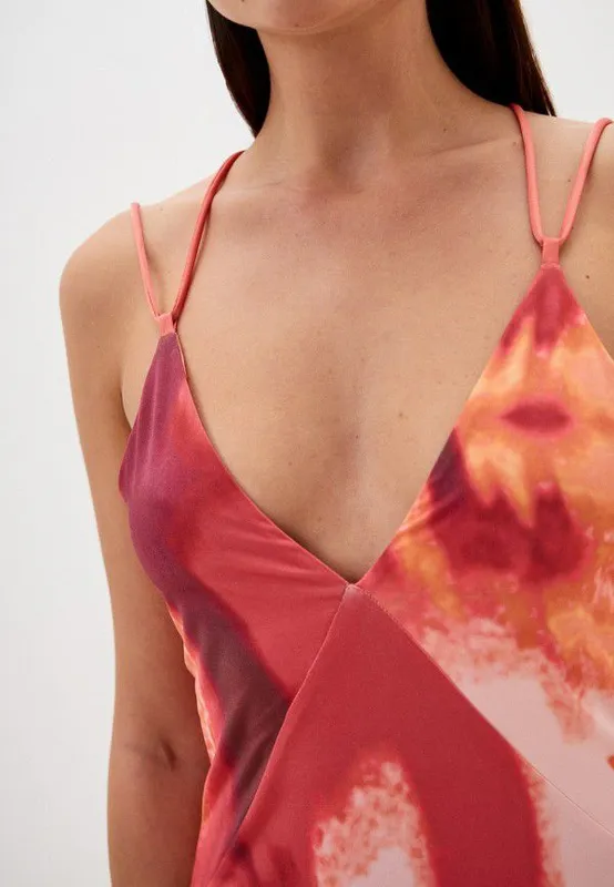 Vestido desigual colores