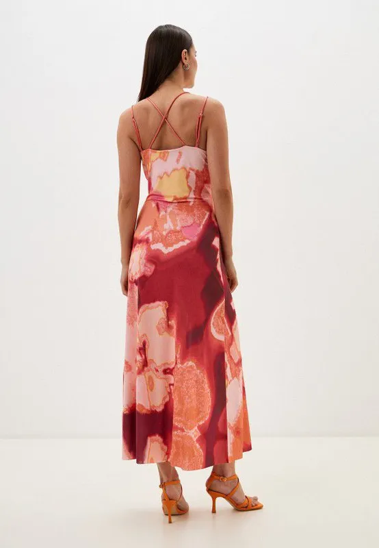 Vestido desigual colores