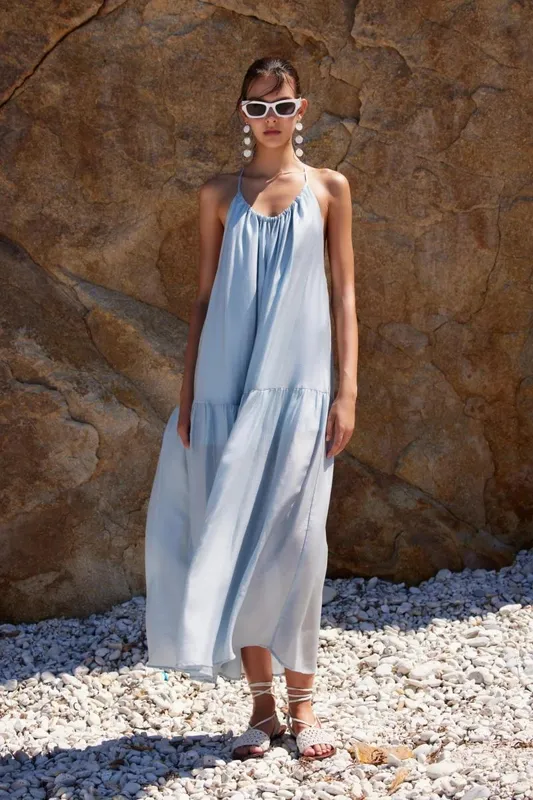 Vestido eleh celeste