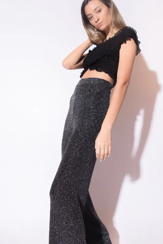 Palazzo plateado Zara Trafaluc