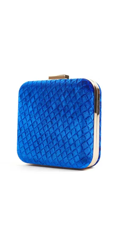 Cartera HOMINI azul cuadrada de Velvet