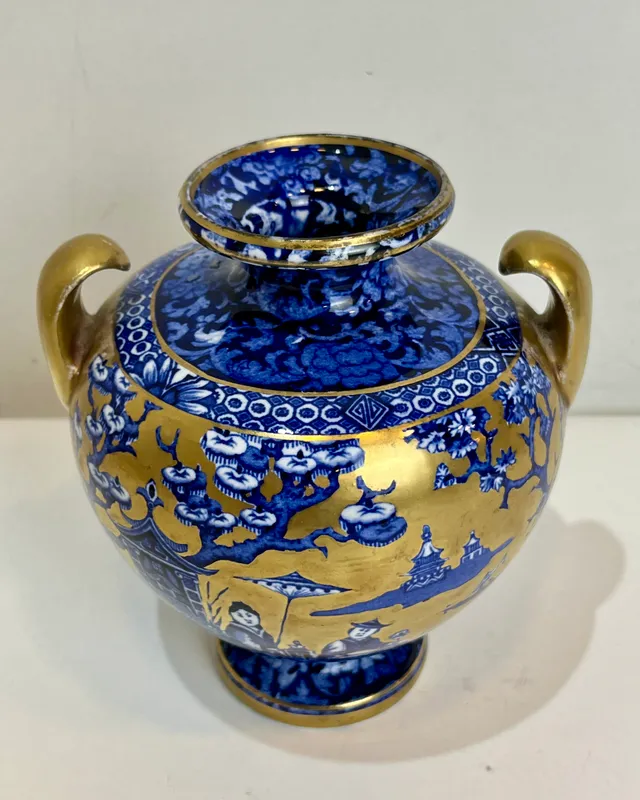 Jarrón inglés estilo oriental 16,5 cm
