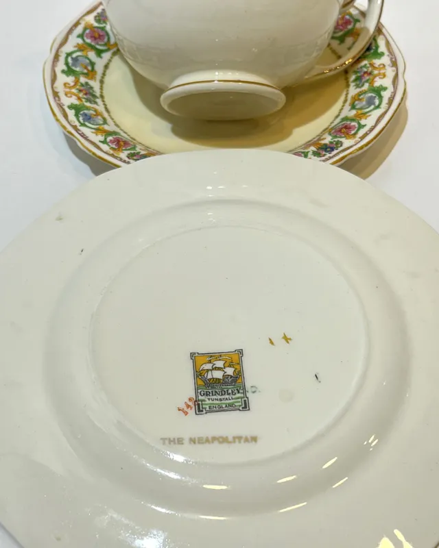 Trío de té inglés grindley