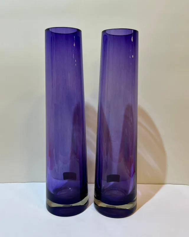 Florero cilíndrico amatista