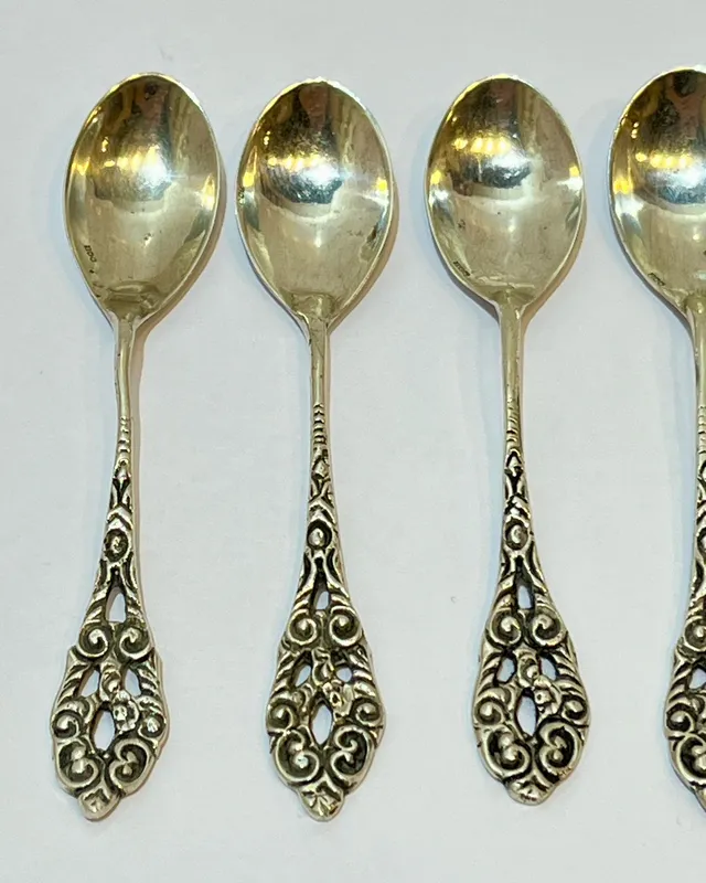 Cucharitas de plata 800