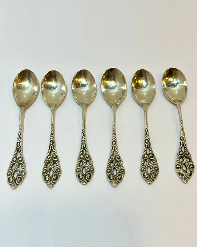 Cucharitas de plata 800