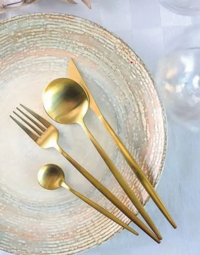 Cubiertos volf sonic dorados