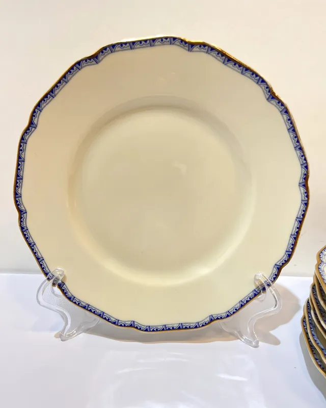 Juego de 6 platos de postre alemanes