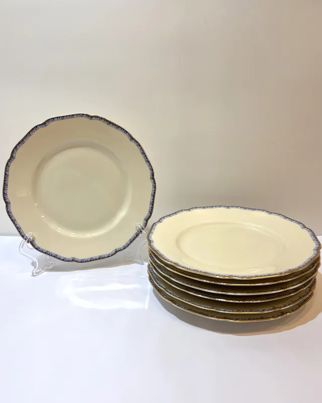 Juego de 6 platos de postre alemanes