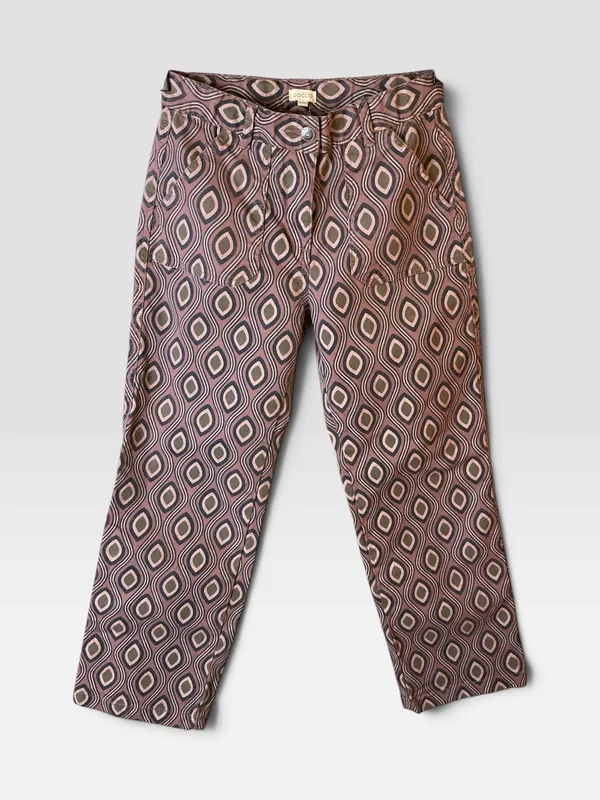 Pantalon estampado lila gocco