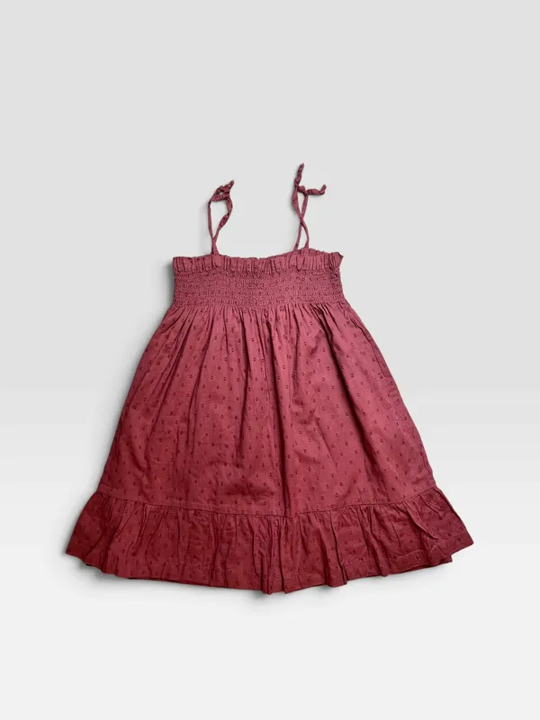 Vestido borra de vino plumeti gocco