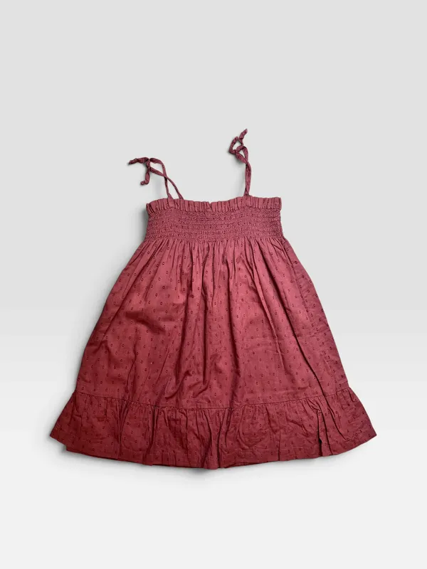Vestido borra de vino plumeti gocco