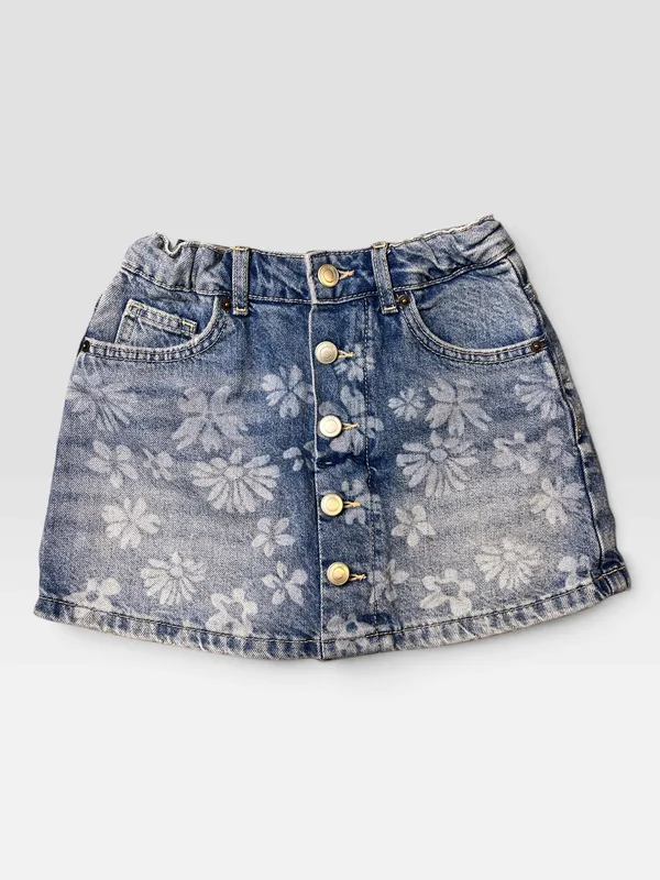 Short pollera de jean zara