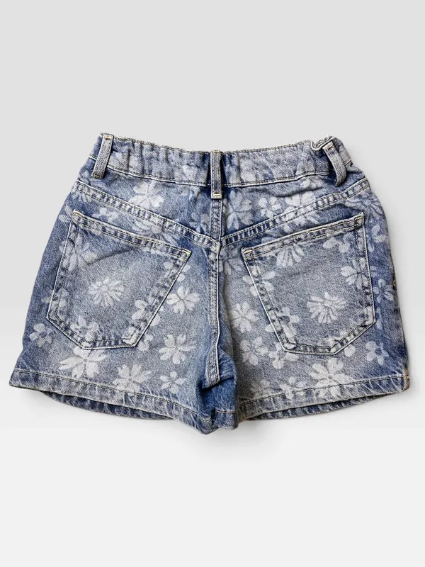 Short pollera de jean zara