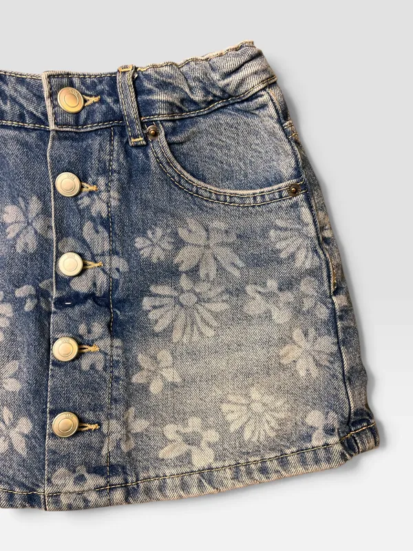 Short pollera de jean zara