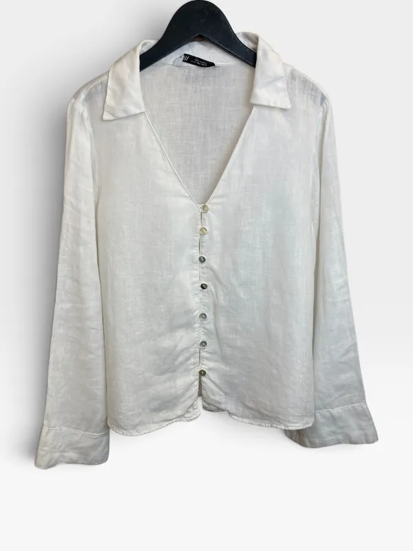Camisa blanca zara