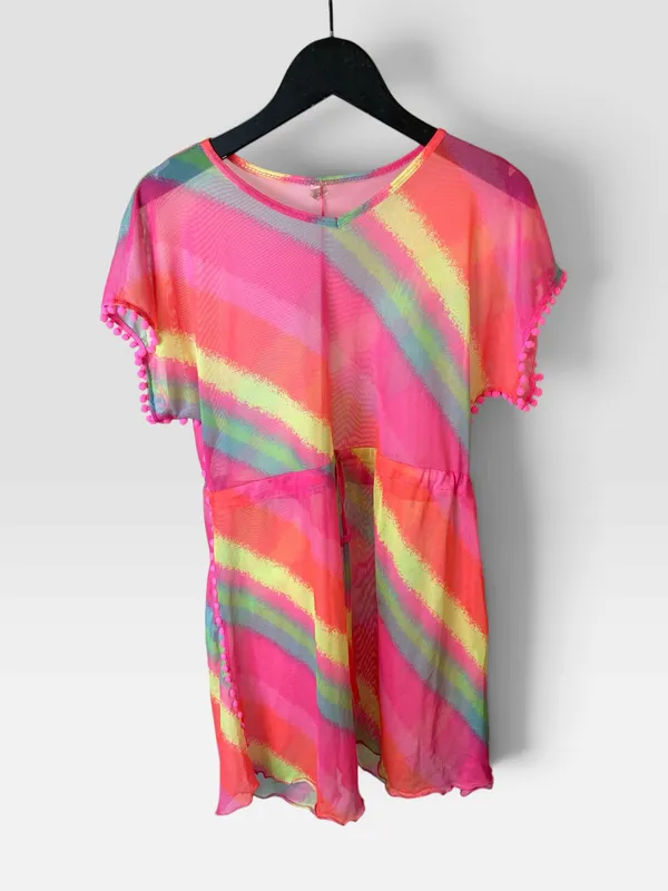 Vestido multicolor accesories