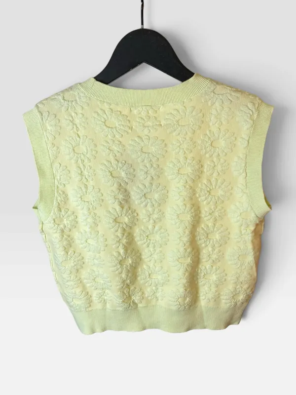 Chaleco amarillo zara