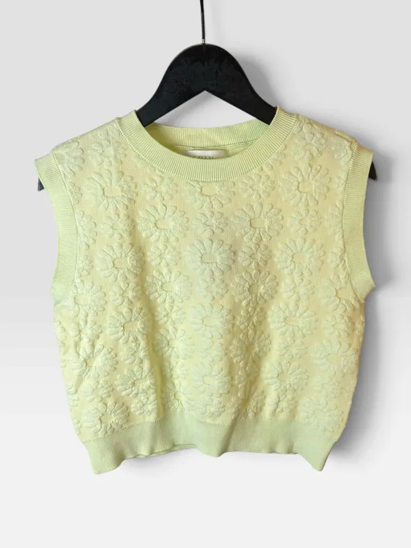 Chaleco amarillo zara