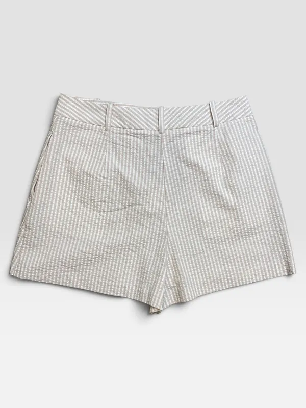 Short rayado b y beige zara