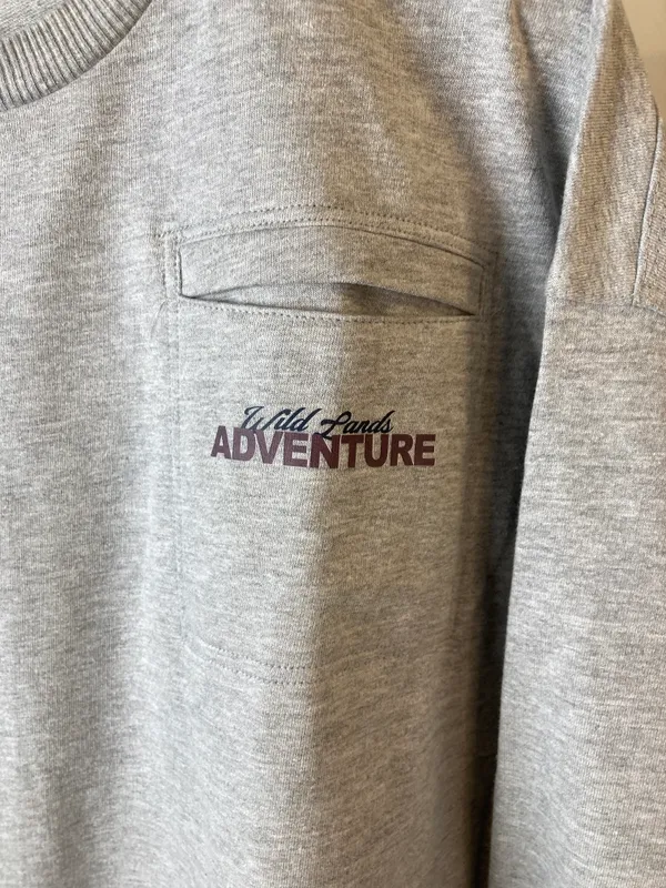 Buzo gris estampado bas