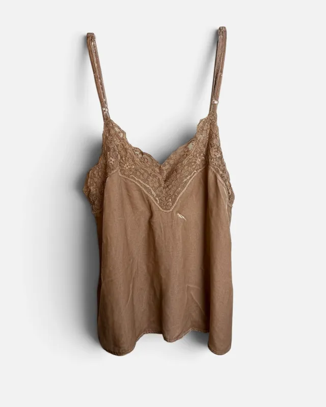 Musculosa lencera terciopelo rapsodia