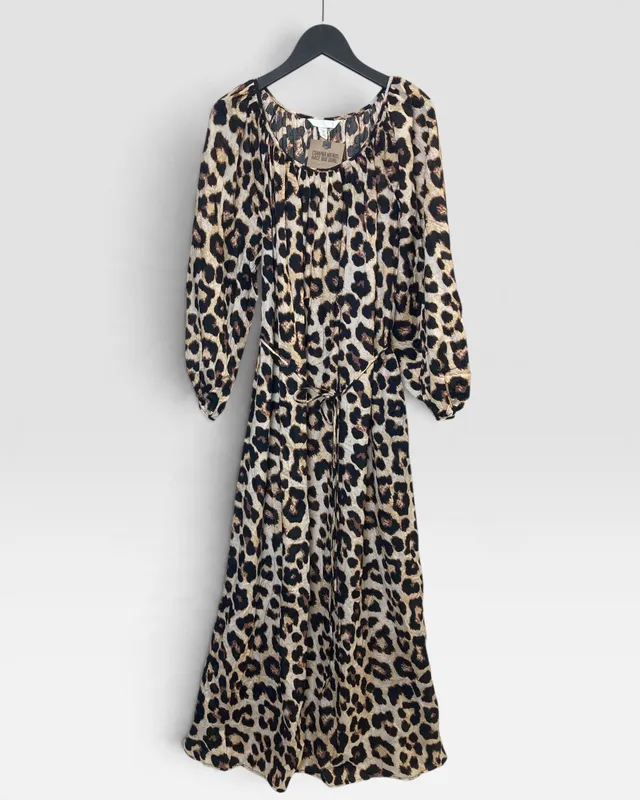 Vestido animalprint h&m