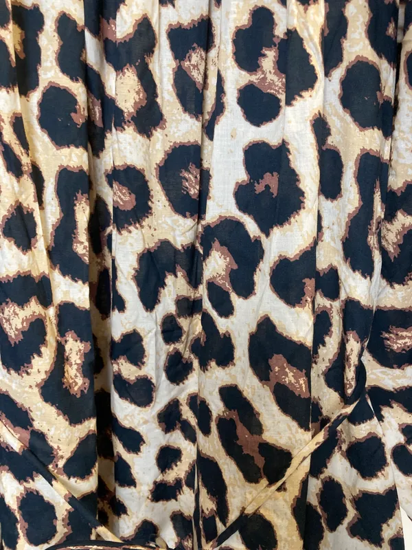 Vestido animalprint h&m