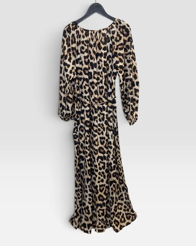 Vestido animalprint h&m
