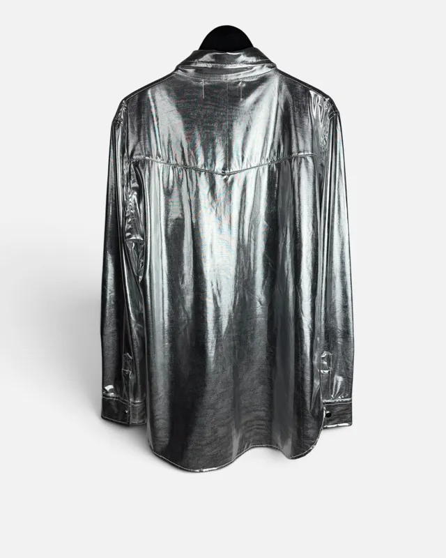 Camisa plateada carola