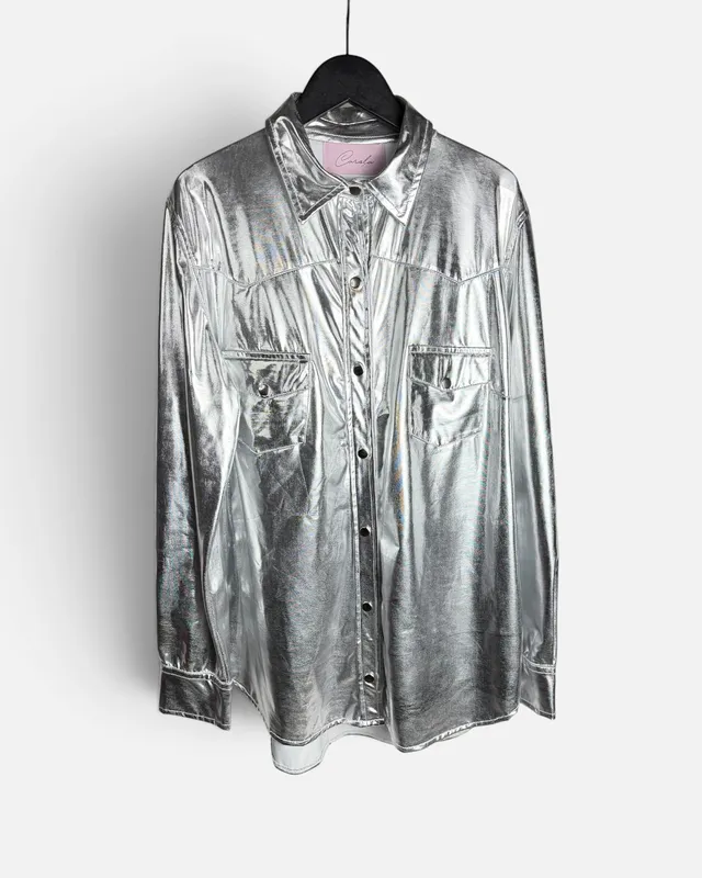 Camisa plateada carola