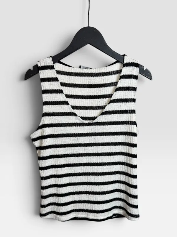 Remera rayada mango