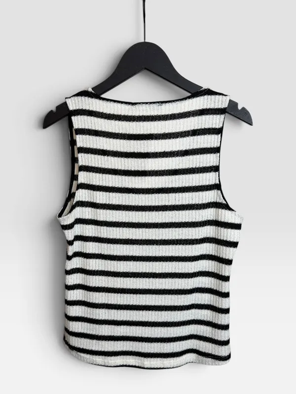 Remera rayada mango