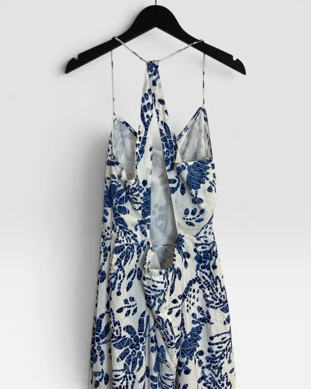 Vestido estampado stradivarius
