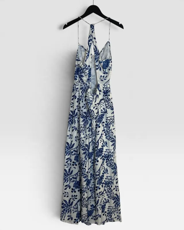 Vestido estampado stradivarius