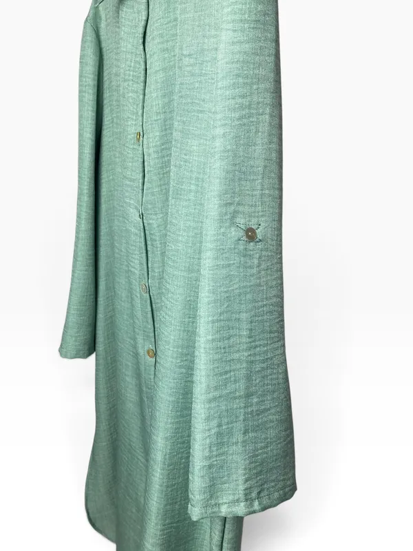 Camisa larga verde carola
