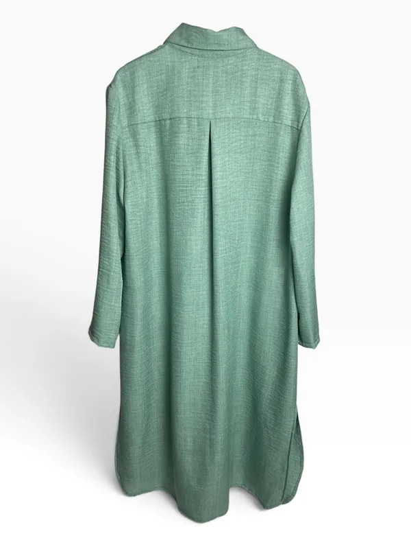 Camisa larga verde carola