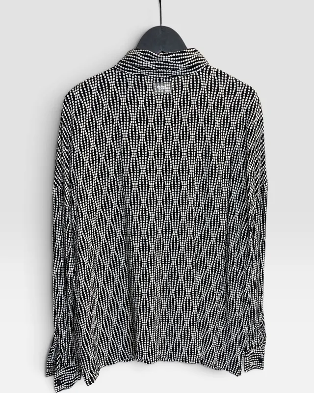 Blusa negra lunares daniel cassin