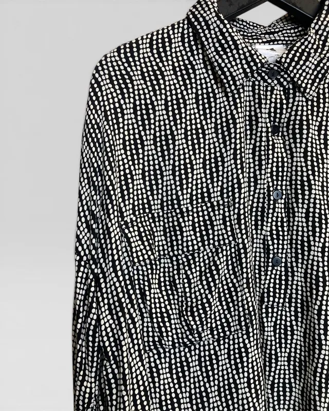 Blusa negra lunares daniel cassin