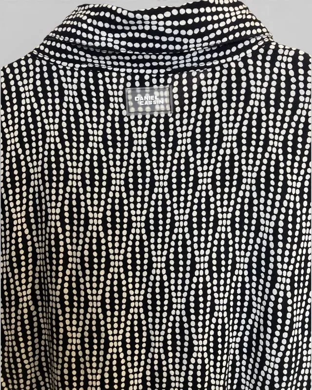 Blusa negra lunares daniel cassin