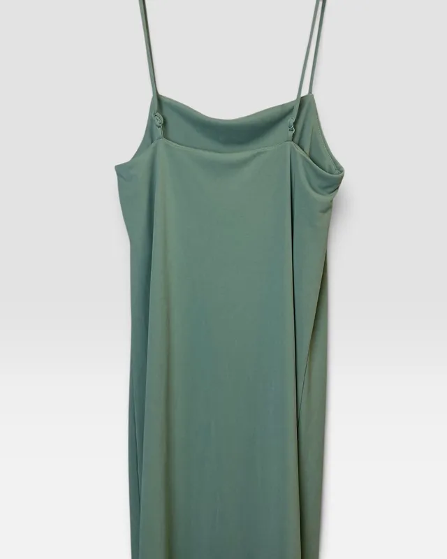 Vestido solera verde h&m