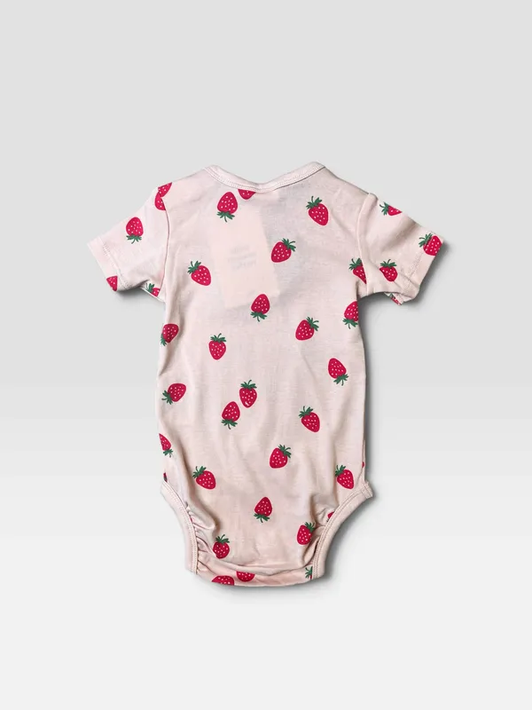 Body rosado c/frutillas h&m