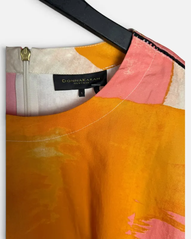 Blusa estampada mc donna karan