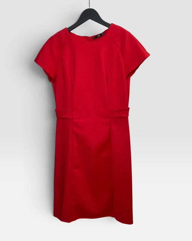Vestido rojo mango