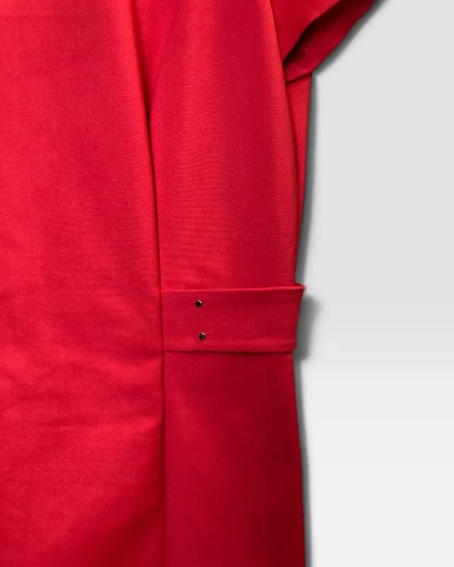 Vestido rojo mango