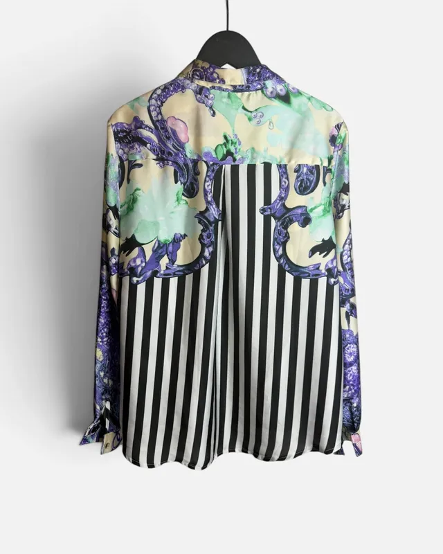 Camisa saten estampada lucy paris