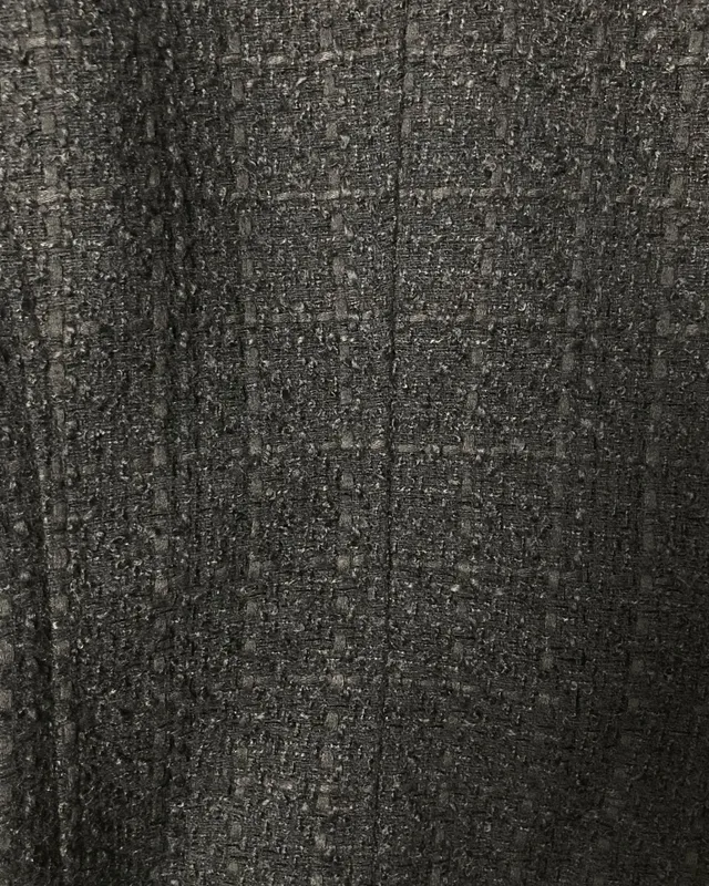 Chaqueta tipo chanel negra lolita