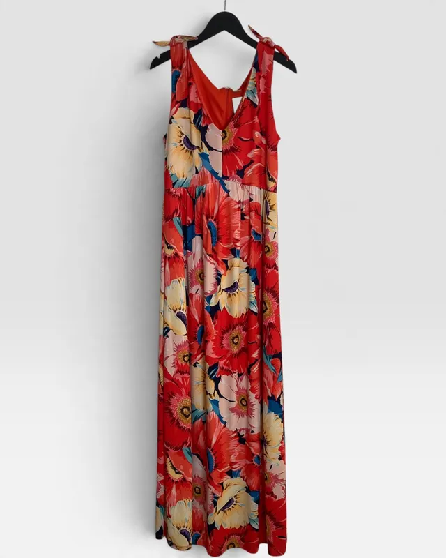 Vestido flores tahari
